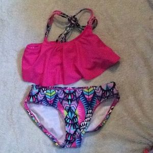Girls two piece swimsuit